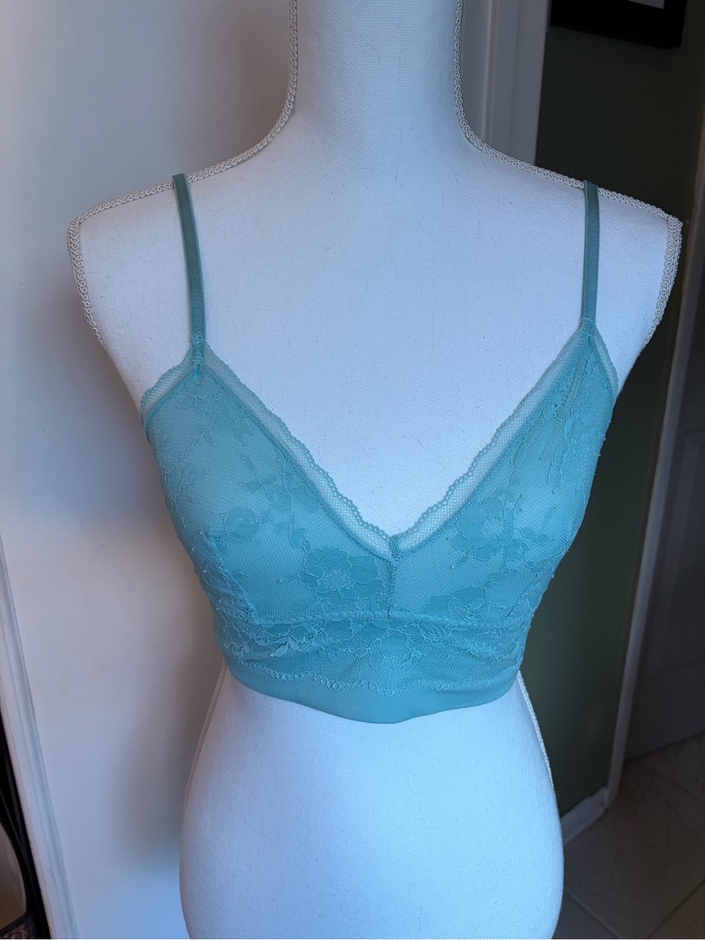 Victoria's Secret Lace Bralette in Teal